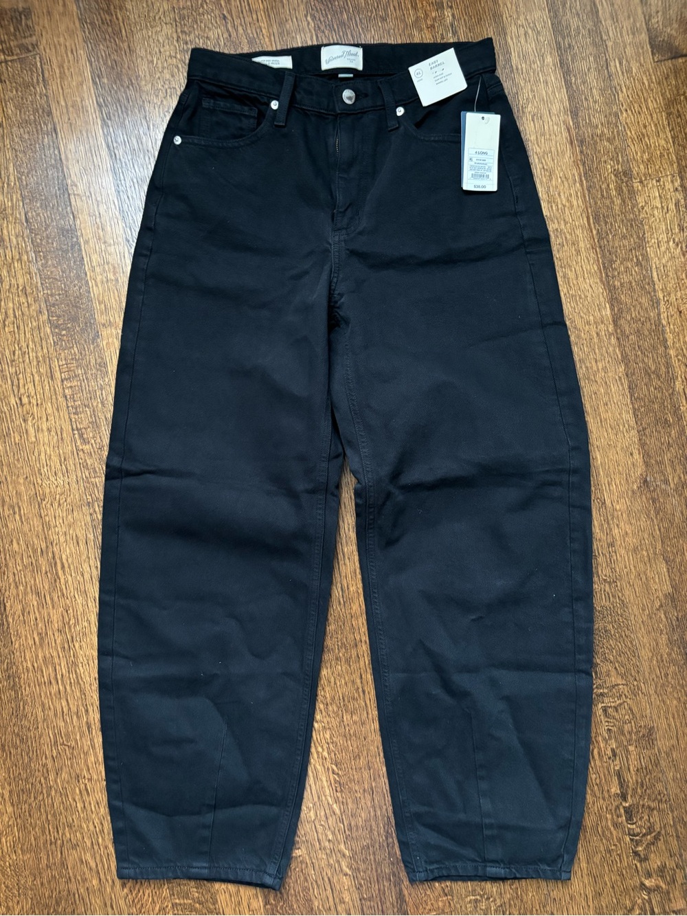 Universal Thread easy barrel Jeans black Size 4 Long